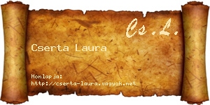 Cserta Laura névjegykártya